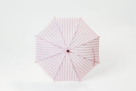 P-17 日傘 40㎝ pink stripe