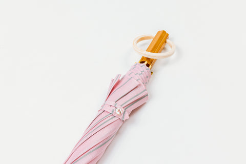 P-17 日傘 40㎝ pink stripe