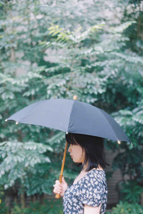 晴雨兼用CLムジ　BLACK　籐ロング